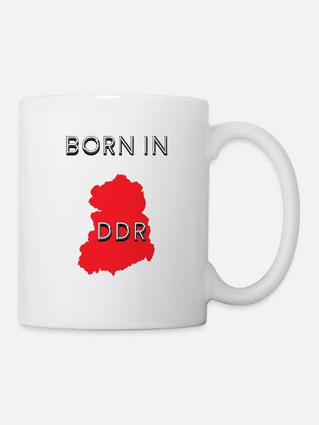Born in DDR - Tasse - Weiß