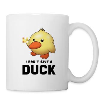 Ich gebe keine Ente - Tasse - Weiß - Rechts