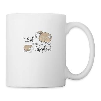 Conception chrétienne Le Seigneur est mon berger - Mug blanc - blanc - Droite