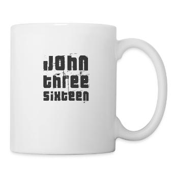 Christian Design Bible Verse John 3 verse 16 - Mug - white - Right