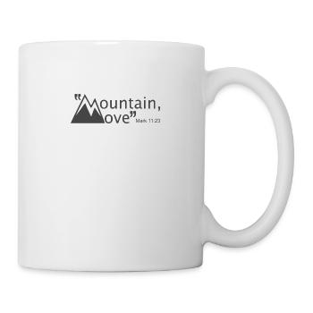 Christian Design Mountain Move Markus 11 Vers 23 - Tasse - Weiß - Rechts