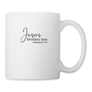 Christian Design Jesus Limitless Love Ephesians 3 - Mug - white - Right