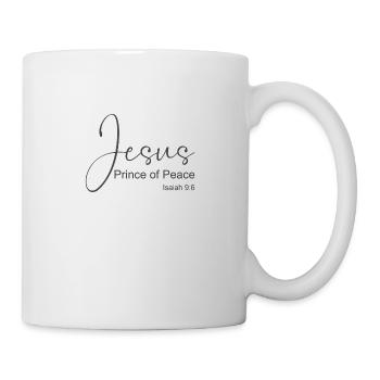 Christian Design Jesus, Prince of Peace Isaiah 9 - Mug - white - Right