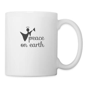 Conception chrétienne de Noël Paix sur Terre - Mug blanc - blanc - Droite