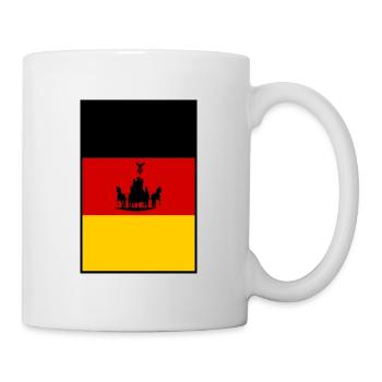 Allemagne Porte de Brandebourg - Mug blanc - blanc - Droite