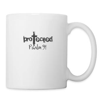 Christian Design Protected Psalm 91 - Mug - white - Right