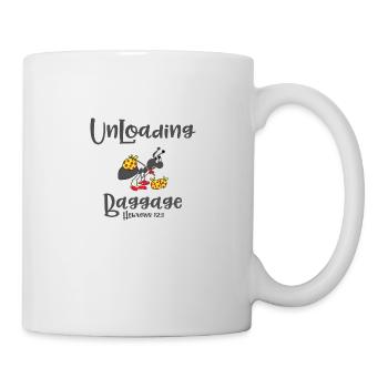 Christian Design Unloading Baggage Hebrews 12 - Mug - white - Right