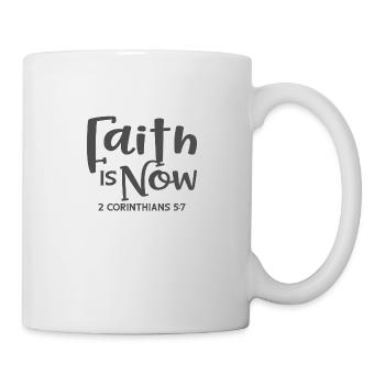 Christian Design Faith ist jetzt 2 Korinther 5 - Tasse - Weiß - Rechts