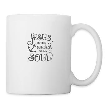 Christian Design Jesus is the Anchor of My Soul - Mug - white - Right