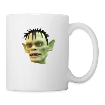 Horror Zombie vert en 3D pour Halloween - Mug blanc - blanc - Droite