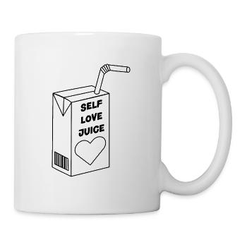 Selbst Liebe Saft - Tasse - Weiß - Rechts