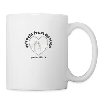 Christian Design Miracle from Heaven Psalm 139 - Mug - white - Right