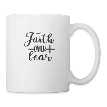 La foi chrétienne sur la peur - Mug blanc - blanc - Droite