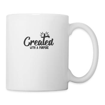 Christian Design Created with a Purpose - Mug - white - Right