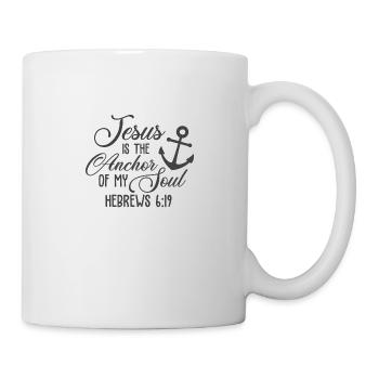 Conception chrétienne Jésus est l’ancre de mon âme - Mug blanc - blanc - Droite