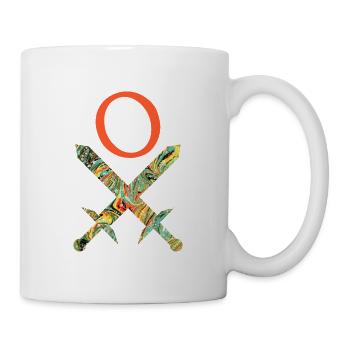 épées croisées e 200 o - Mug blanc - blanc - Droite