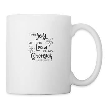 Christian Design The joy of the Lord is my - Mug - white - Right
