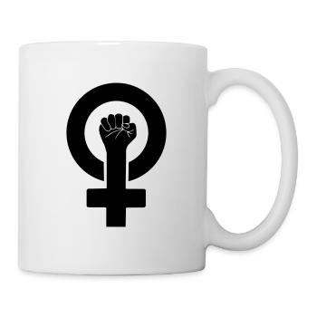 Women's Power Female Symbol | Color changeable - Mug - white - Right