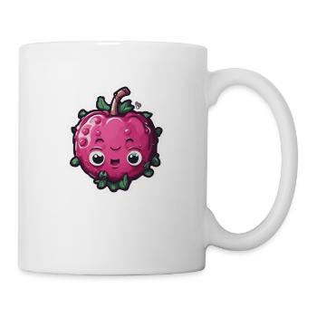 Pomme rouge douce - Mug blanc - blanc - Droite