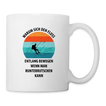 Canyoning Bergsteigen Klettern Wandern Berge - Tasse - Weiß - Rechts