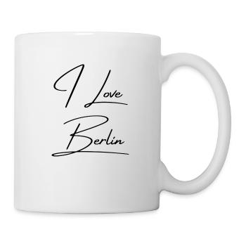 I love Berlin - Tasse - Weiß - Rechts