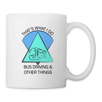 Bus Bus Driver School Bus Bus Bus Bus Driver - Mug - white - Right