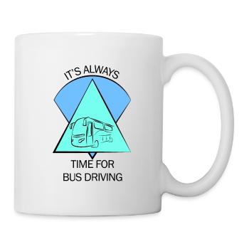 Chauffeur d’autobus Autobus scolaire Autobus Chauffeur d’autobus - Mug blanc - blanc - Droite
