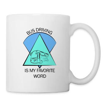 Chauffeur d’autobus Autobus scolaire Autobus Chauffeur d’autobus - Mug blanc - blanc - Droite