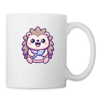 Igel - Tasse - Weiß - Rechts