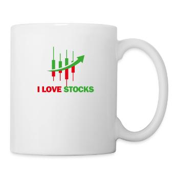 L’amour des actions - Mug blanc - blanc - Droite