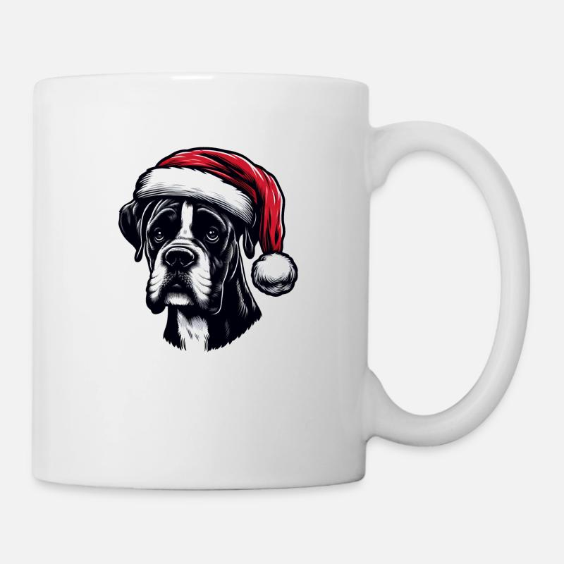 Boxerhund Weihnachtsgeschenke - Tasse - Weiß