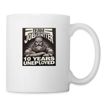 Unemployed for 10 years - Mug - white - Right