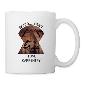 Charpentier, charpentier, charpentier, charpentier, artisan, bois - Mug blanc - blanc - Droite