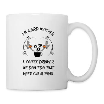 Bird Watching Bird Watching Birding Coffee - Mug - white - Right