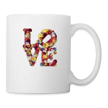Love Floral Design - Mug - white - Right