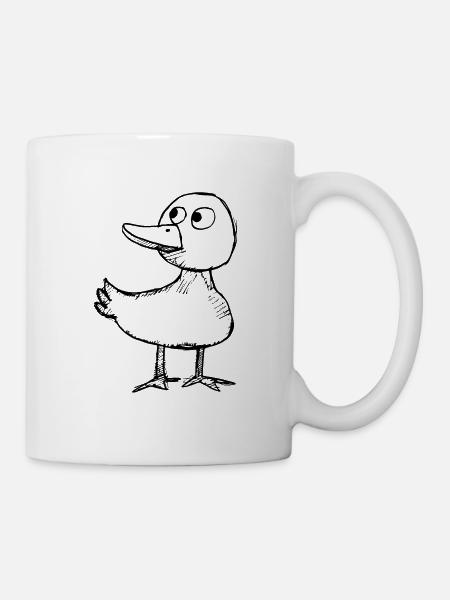 Ente Enten - Tasse - Weiß