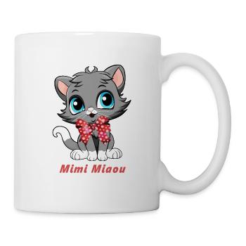 Mimi Miau - Tasse - Weiß - Rechts