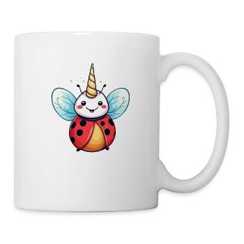 Einhornmarienkäfer - Tasse - Weiß - Rechts