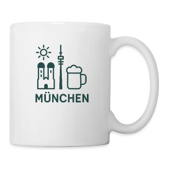 Munich - Mug blanc - blanc - Droite