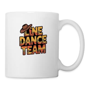 Groupe de danse en ligne Danse familiale en équipe - Mug blanc - blanc - Droite