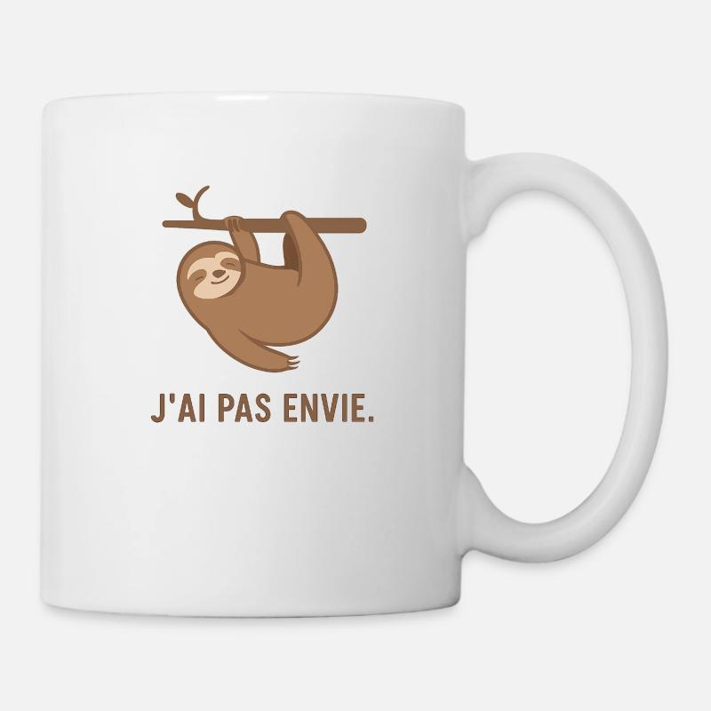 J’ai pas envie - Mug blanc - blanc