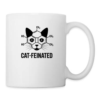 Chat feiné - Mug blanc - blanc - Droite