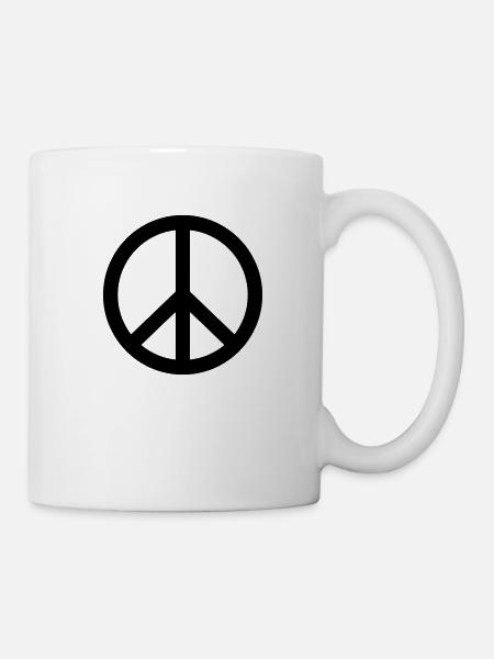 peace - Tasse - Weiß
