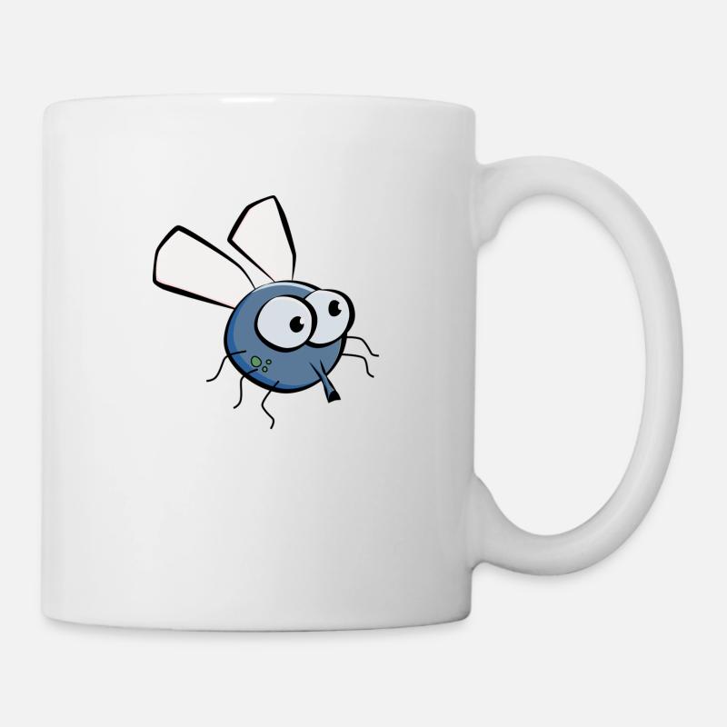 Mouche - Mug blanc - blanc