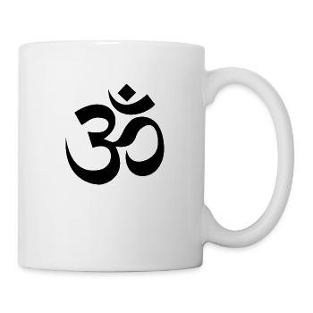 OM Zeichen Yoga - Tasse - Weiß - Rechts