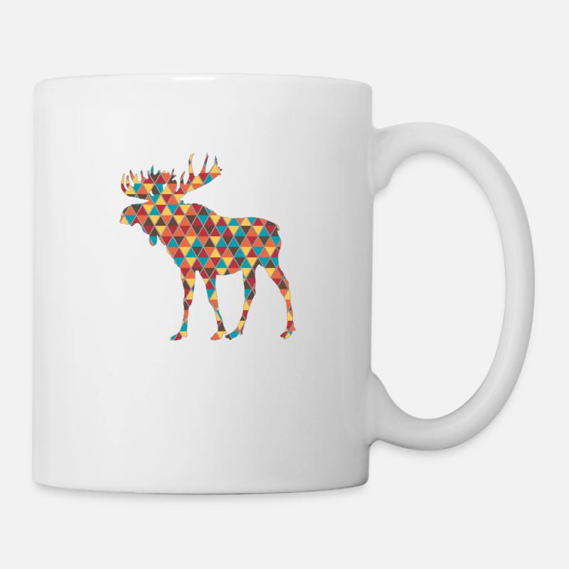 Elch - Tasse - Weiß