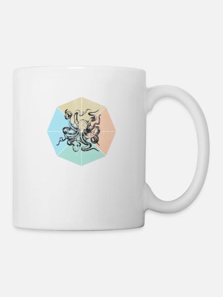 calamar - Mug blanc - blanc