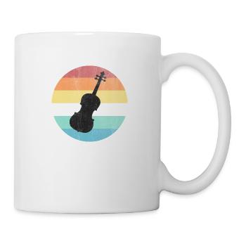 Violine - Tasse - Weiß - Rechts