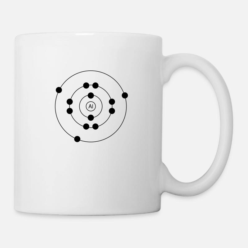 atome - Mug blanc - blanc
