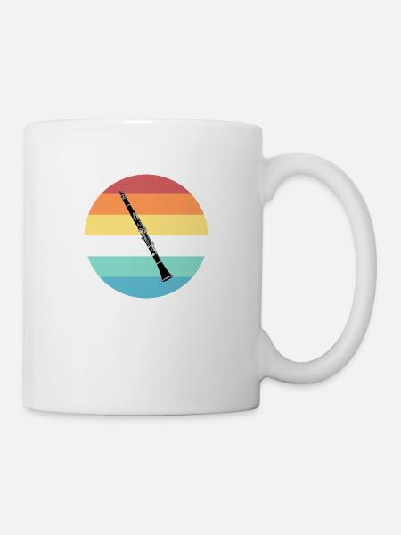 Klarinette - Tasse - Weiß